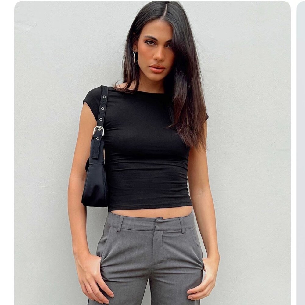 Rosalinda Top Black Lower Impact (never worn)